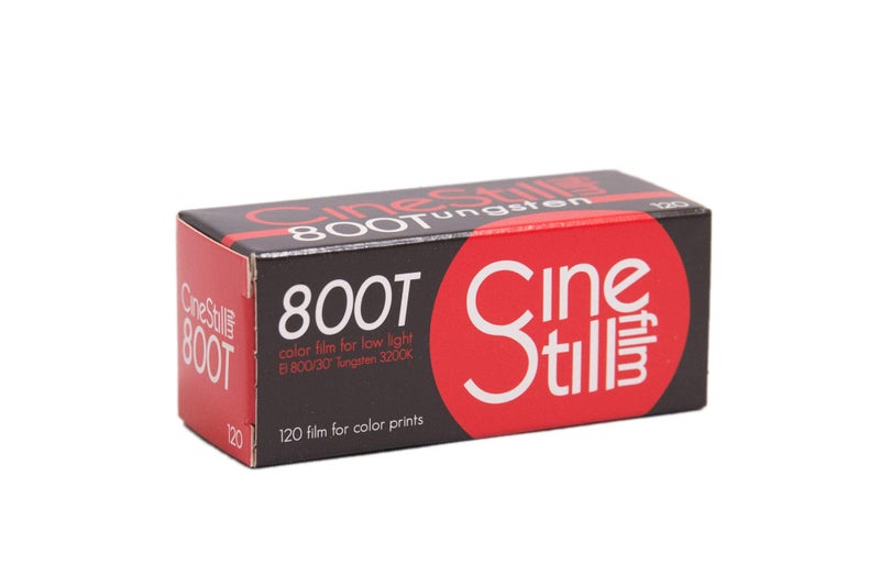 CineStill 800Tungsten High Speed Color Film, 120mm Format (ISO 800)
